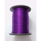 VIOLET - Spool of Shiny Metallic Thread Yarn - For Crochet Sewing Embroidery Handwork Artwork Jewelry
